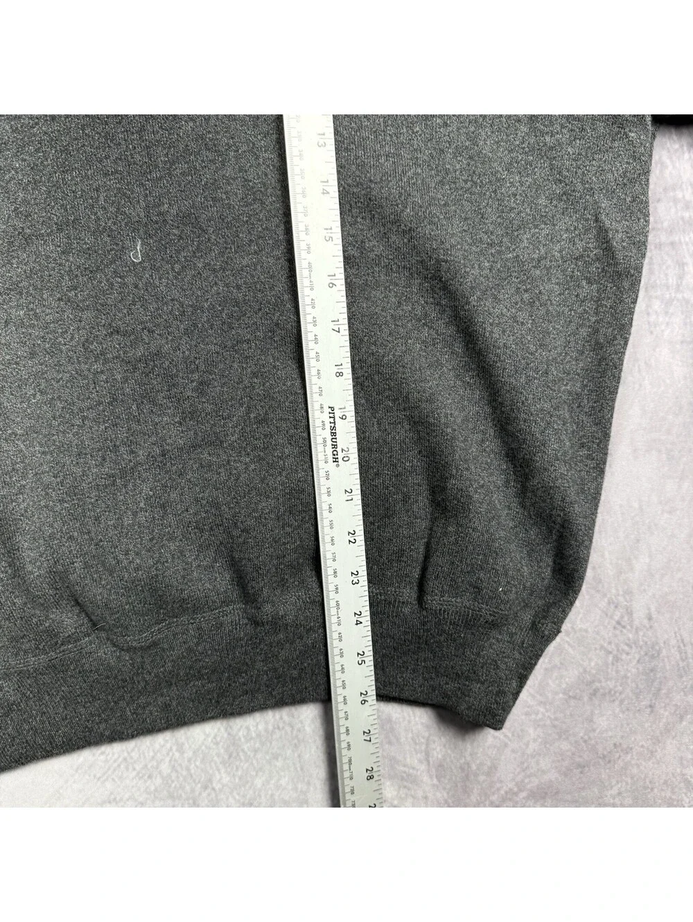 Polo Ralph Lauren Crew Neck Pullover Sweater Mens L Grey Pony Preppy